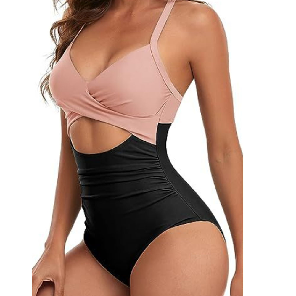 Costume da bagno donna monopezzo moda scavato senza schiena aderente bikini - Foto 38 di 50