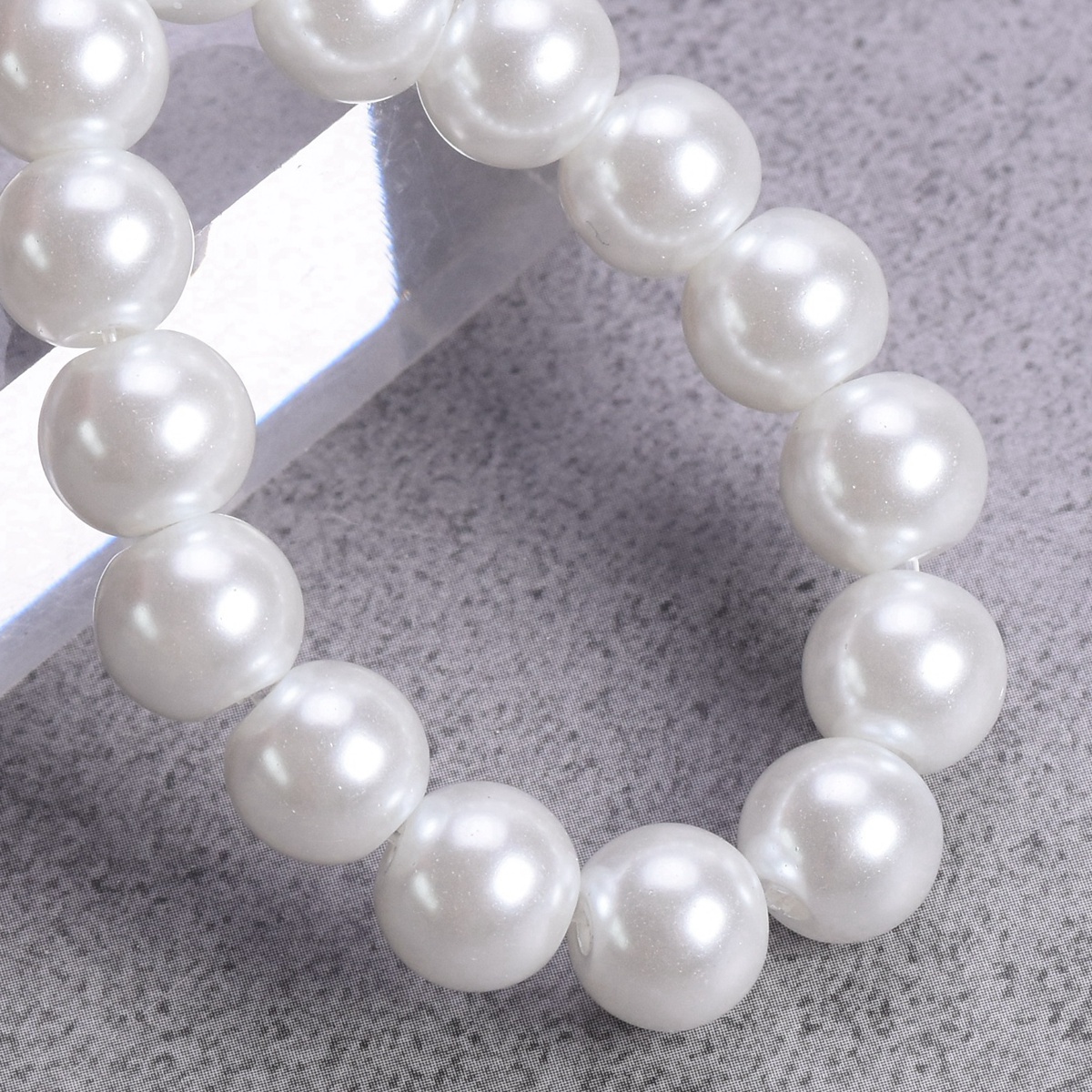 4/6/8/10/12/14/16mm Glass Pearl Coated Round Loose Beads Lot For