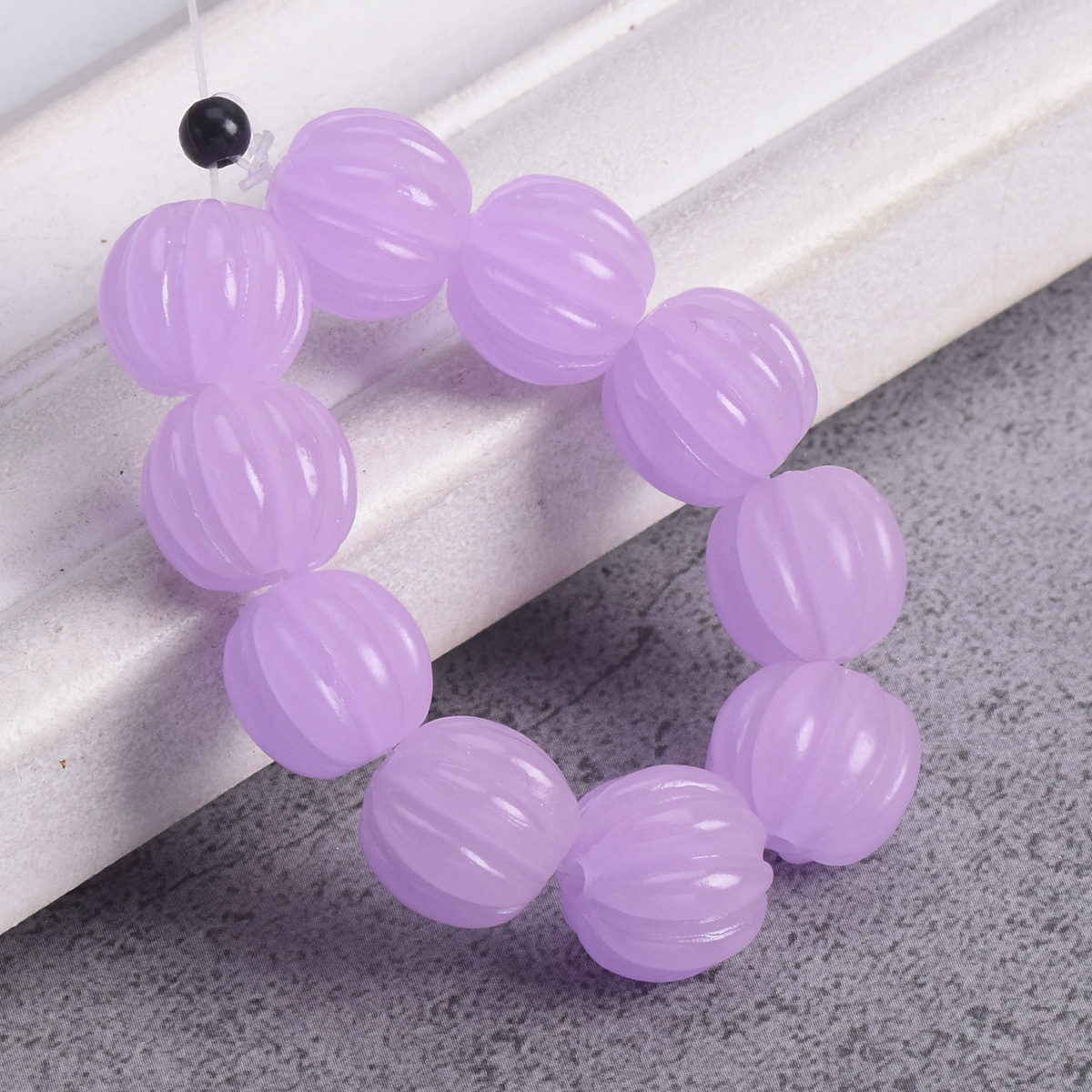 10pcs 11mm Round Plicated Artificial Coral Loose Beads For Jewelry Making Lot - Picture 12 of 12