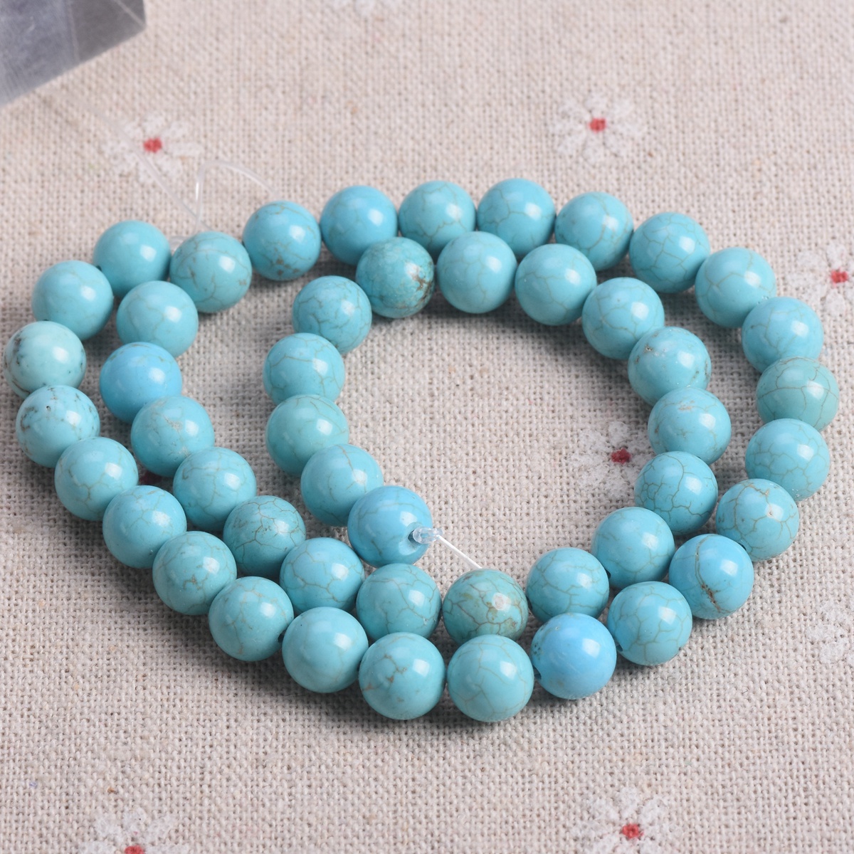 1 Strand 40cm(15inch) Natural Stone Artificial Turquoise 4/6/8/10/12mm Beads - Picture 7 of 9