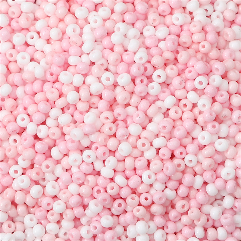 Colorful Mixed 2mm 3mm Small Round Opaque Glass Wholesale Loose Beads DIY Lot - Picture 8 of 40