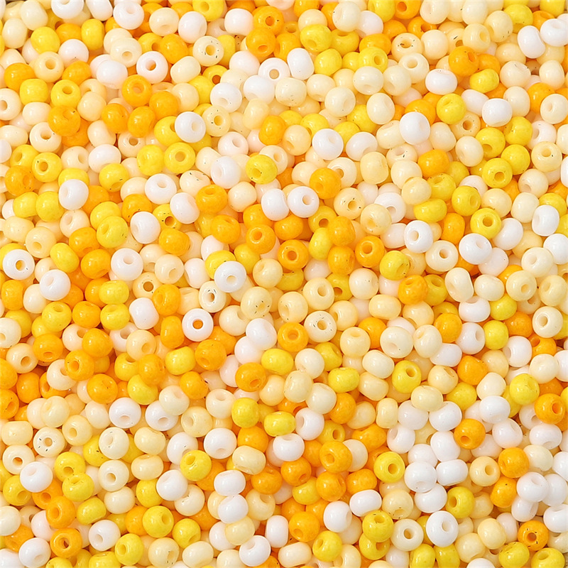 Colorful Mixed 2mm 3mm Small Round Opaque Glass Wholesale Loose Beads DIY Lot - Picture 10 of 40