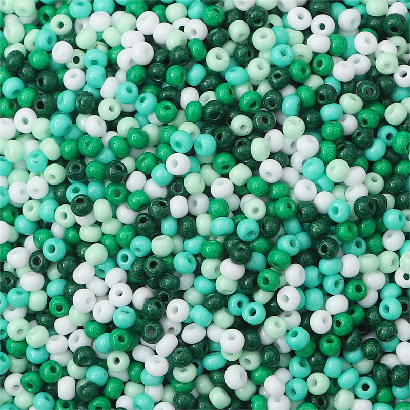 Colorful Mixed 2mm 3mm Small Round Opaque Glass Wholesale Loose Beads DIY Lot - Picture 11 of 40