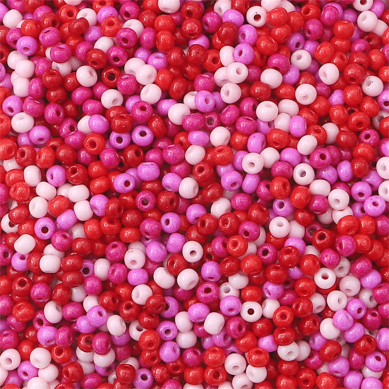 Colorful Mixed 2mm 3mm Small Round Opaque Glass Wholesale Loose Beads DIY Lot - Picture 13 of 40