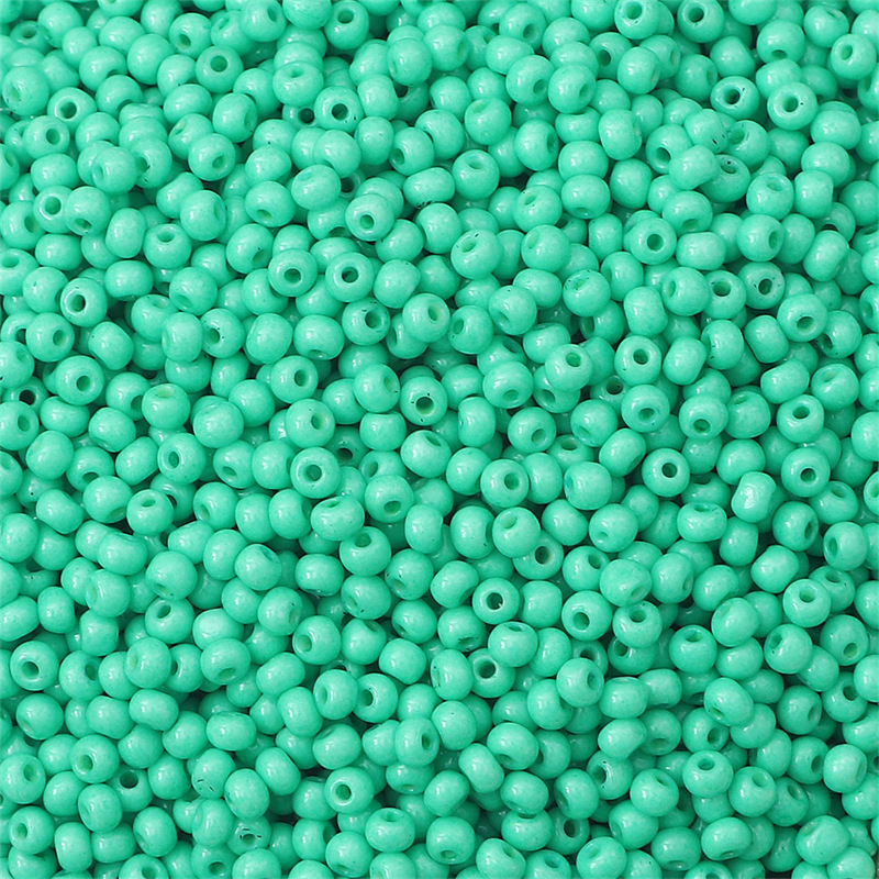 Colorful Mixed 2mm 3mm Small Round Opaque Glass Wholesale Loose Beads DIY Lot - Picture 24 of 40