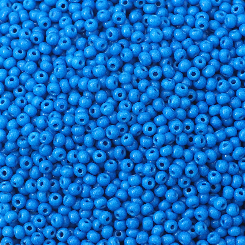 Colorful Mixed 2mm 3mm Small Round Opaque Glass Wholesale Loose Beads DIY Lot - Picture 28 of 40