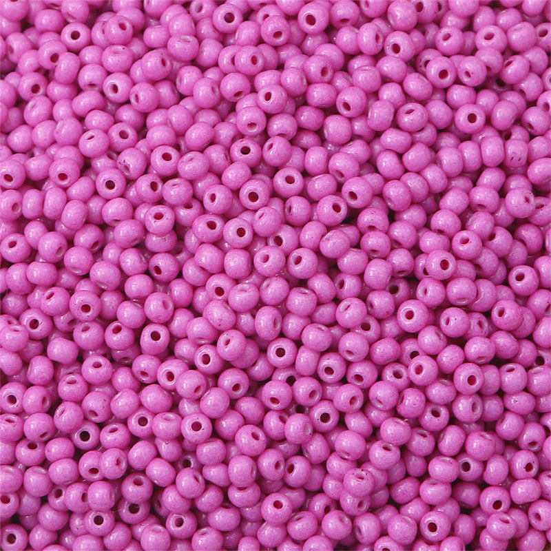 Colorful Mixed 2mm 3mm Small Round Opaque Glass Wholesale Loose Beads DIY Lot - Picture 32 of 40