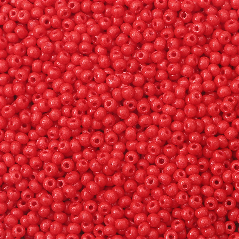 Colorful Mixed 2mm 3mm Small Round Opaque Glass Wholesale Loose Beads DIY Lot - Picture 34 of 40