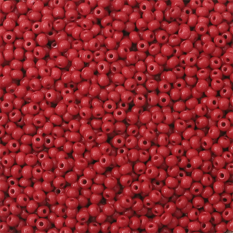 Colorful Mixed 2mm 3mm Small Round Opaque Glass Wholesale Loose Beads DIY Lot - Picture 35 of 40