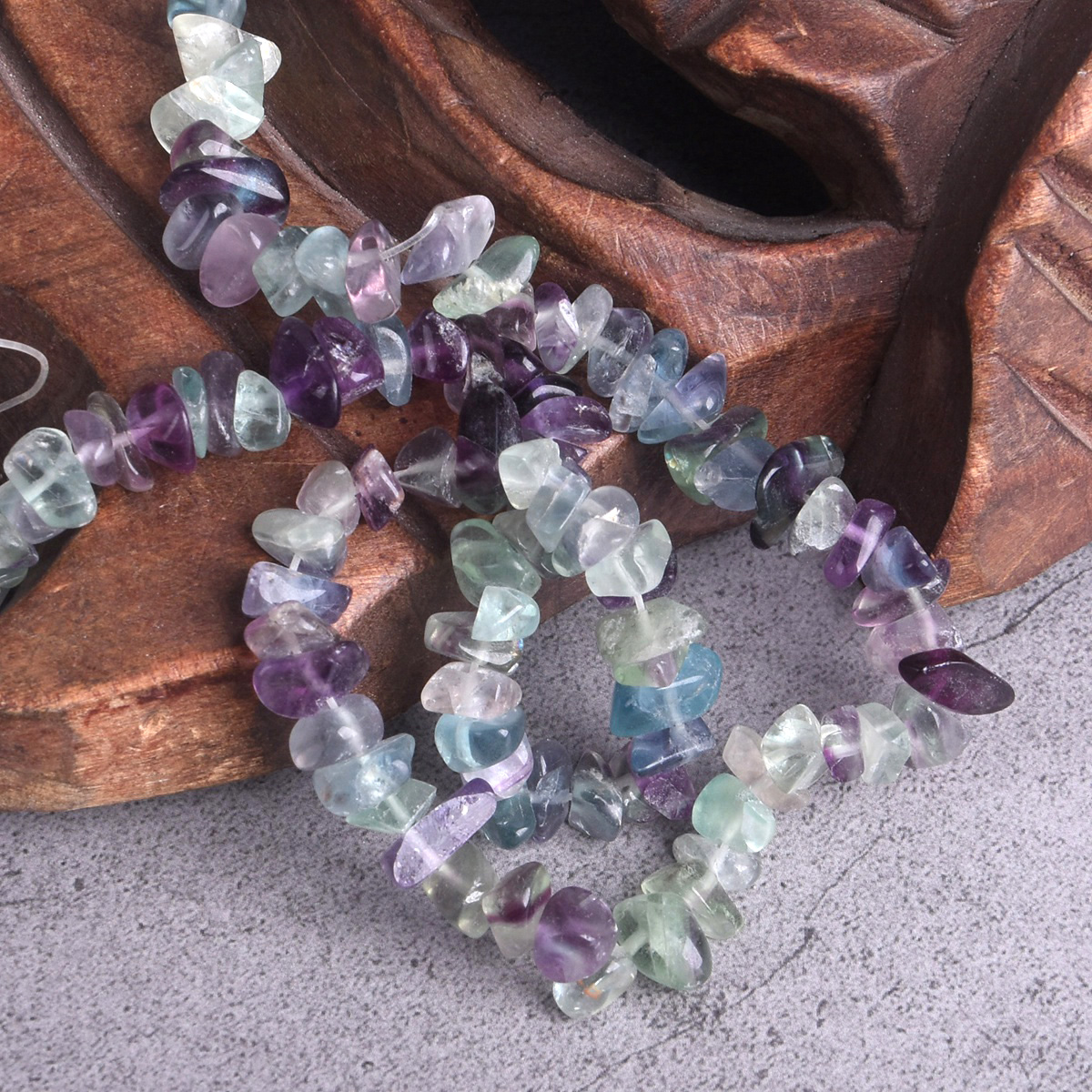 1 Strand 15inch Freeform Natural Stone Rock Chips Beads For Jewelry Making DIY - Picture 7 of 36