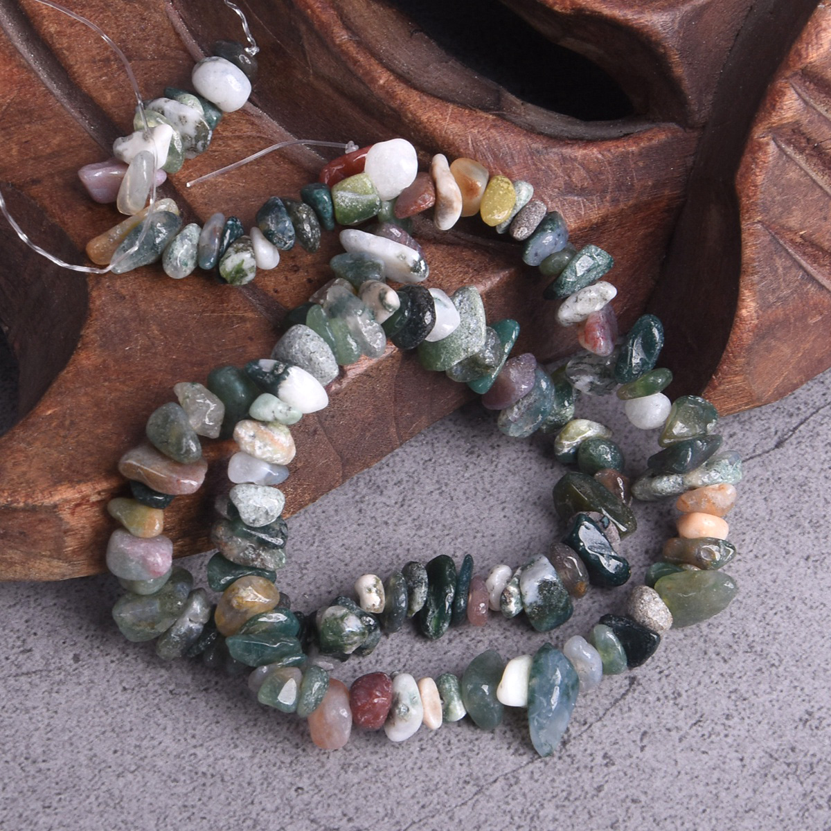 1 Strand 15inch Freeform Natural Stone Rock Chips Beads For Jewelry Making DIY - Picture 12 of 36