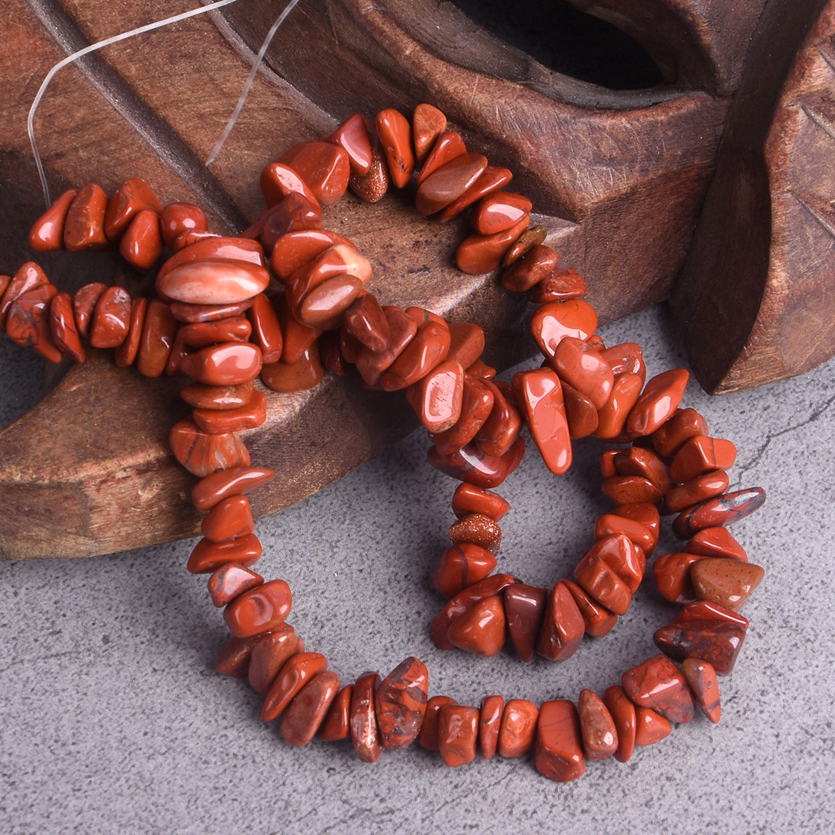 1 Strand 15inch Freeform Natural Stone Rock Chips Beads For Jewelry Making DIY - Picture 26 of 36