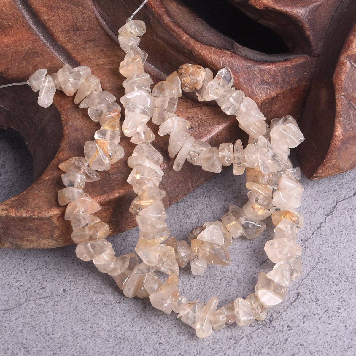 1 Strand 15inch Freeform Natural Stone Rock Chips Beads For Jewelry Making DIY - Picture 32 of 36