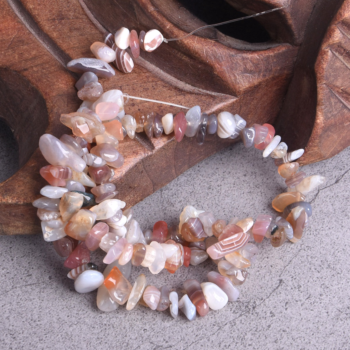 1 Strand 15inch Freeform Natural Stone Rock Chips Beads For Jewelry Making DIY - Picture 34 of 36