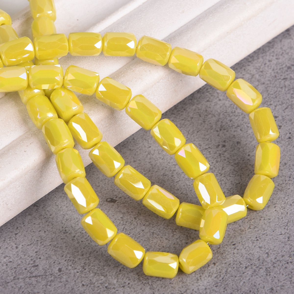 20pcs Cylinder Shape 8x6mm Shiny Colorful Faceted Crystal Glass Loose Beads Lot - Picture 20 of 22