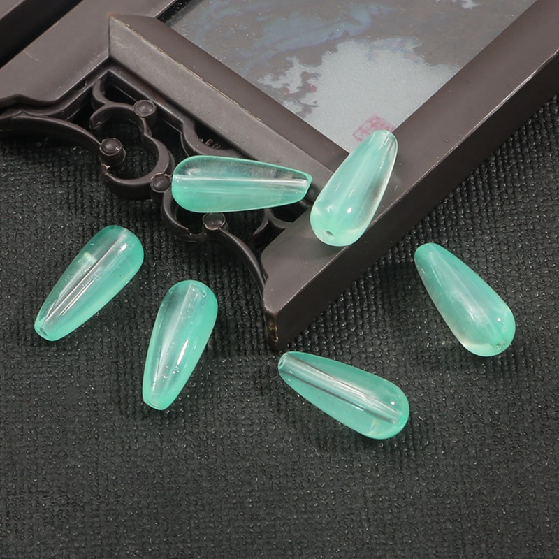 10pcs Teardrop 8x19mm Handmade Lampwork Glass Loose Beads For Jewelry Making Lot - Picture 9 of 12