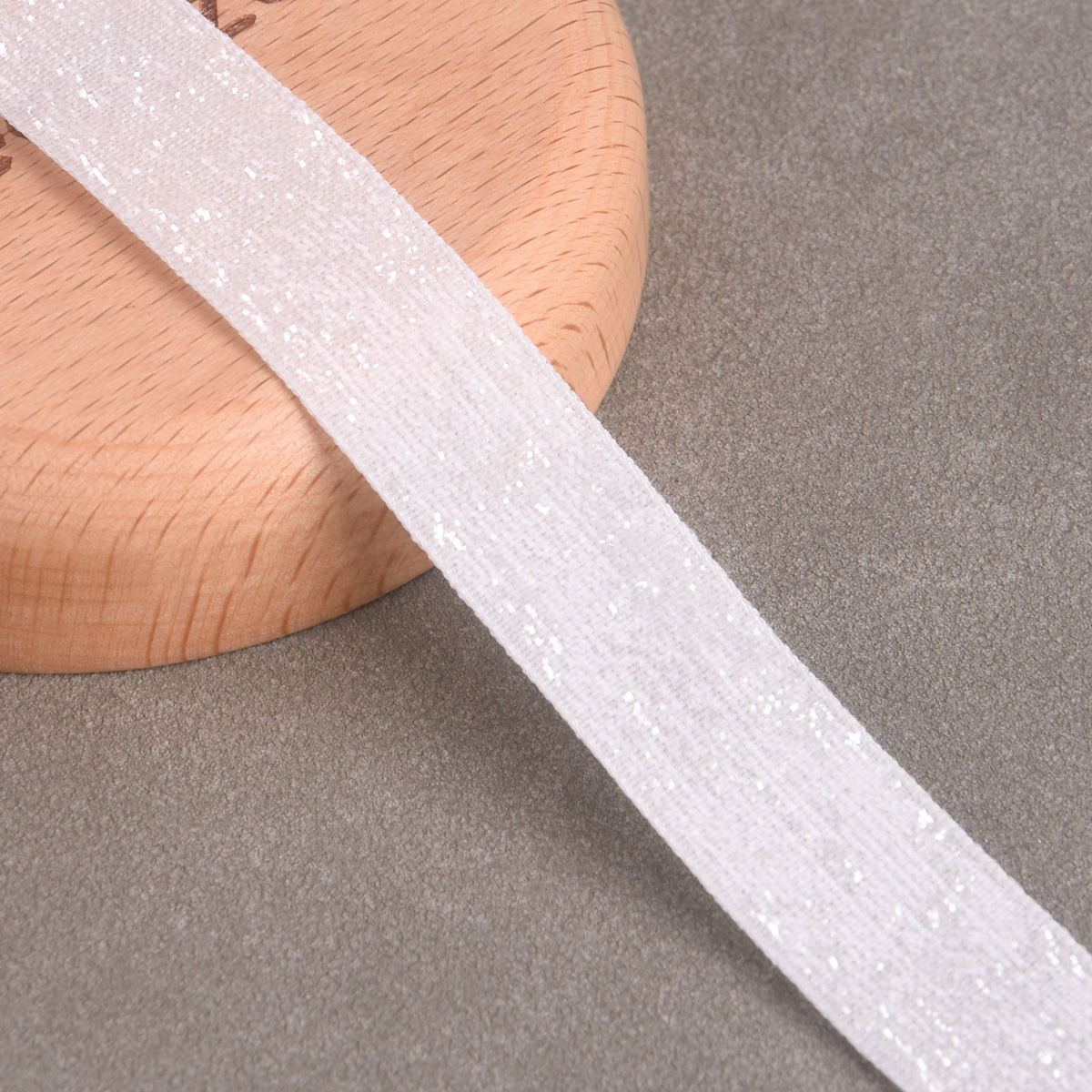 10 Yards 3/8"(10mm) 5/8"(15mm) Glitter Sparkle Flocked Velvet Ribbon Decoration - Bild 4 von 25