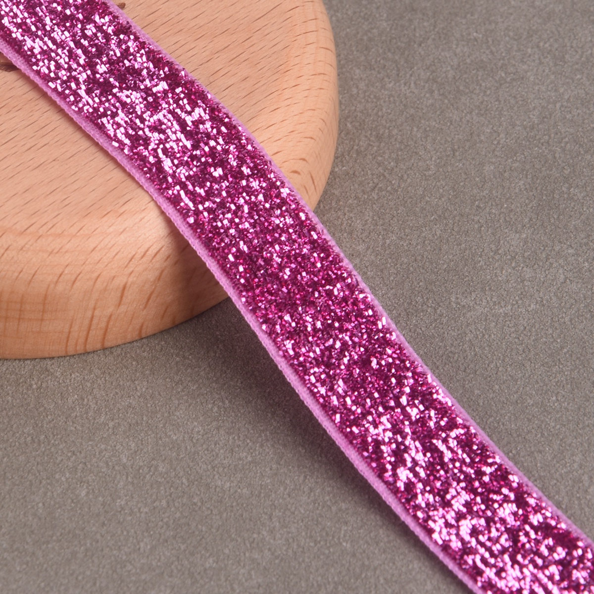 10 Yards 3/8"(10mm) 5/8"(15mm) Glitter Sparkle Flocked Velvet Ribbon Decoration - Bild 7 von 25
