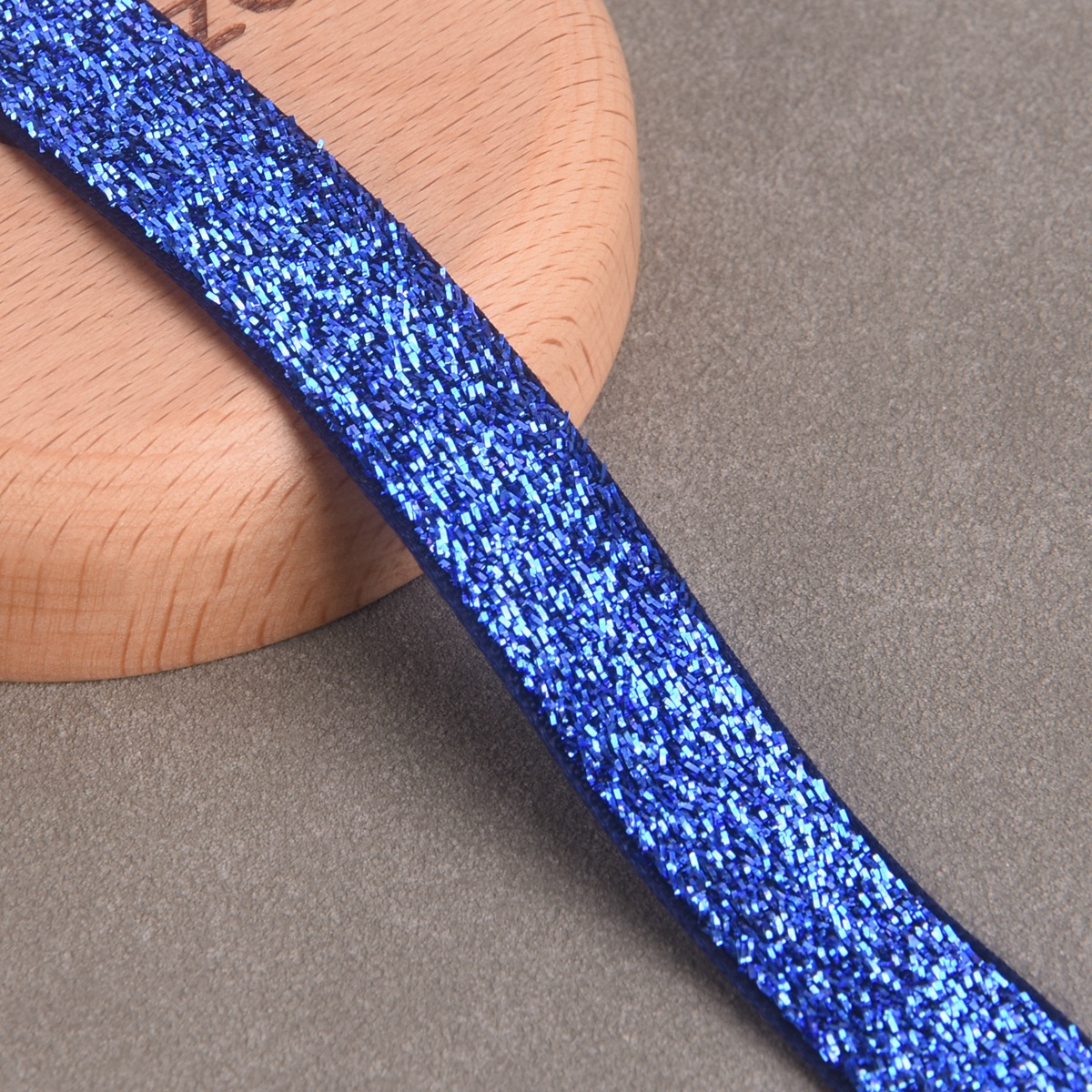 10 Yards 3/8"(10mm) 5/8"(15mm) Glitter Sparkle Flocked Velvet Ribbon Decoration - Bild 8 von 25