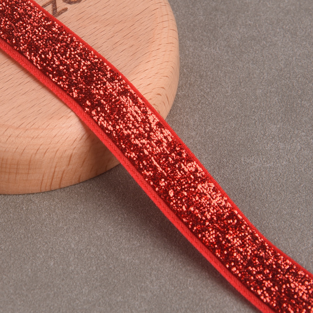 10 Yards 3/8"(10mm) 5/8"(15mm) Glitter Sparkle Flocked Velvet Ribbon Decoration - Bild 9 von 25