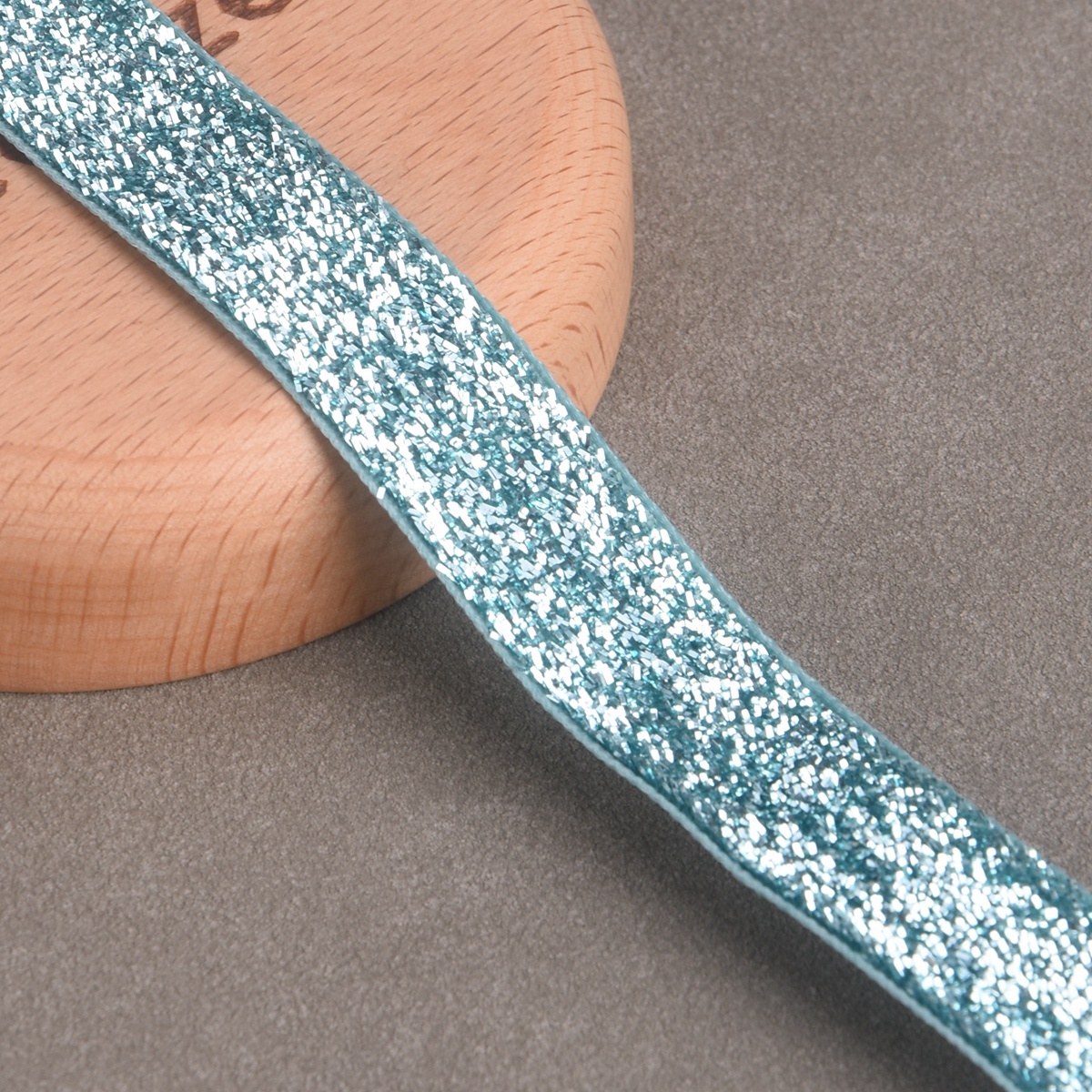 10 Yards 3/8"(10mm) 5/8"(15mm) Glitter Sparkle Flocked Velvet Ribbon Decoration - Bild 10 von 25