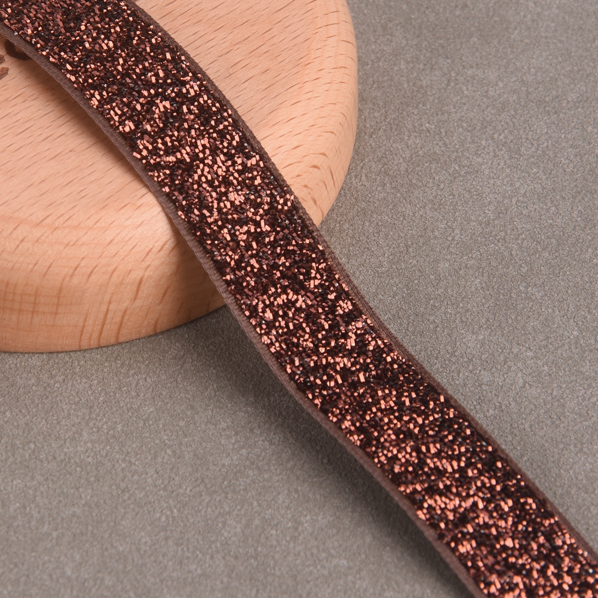 10 Yards 3/8"(10mm) 5/8"(15mm) Glitter Sparkle Flocked Velvet Ribbon Decoration - Bild 18 von 25