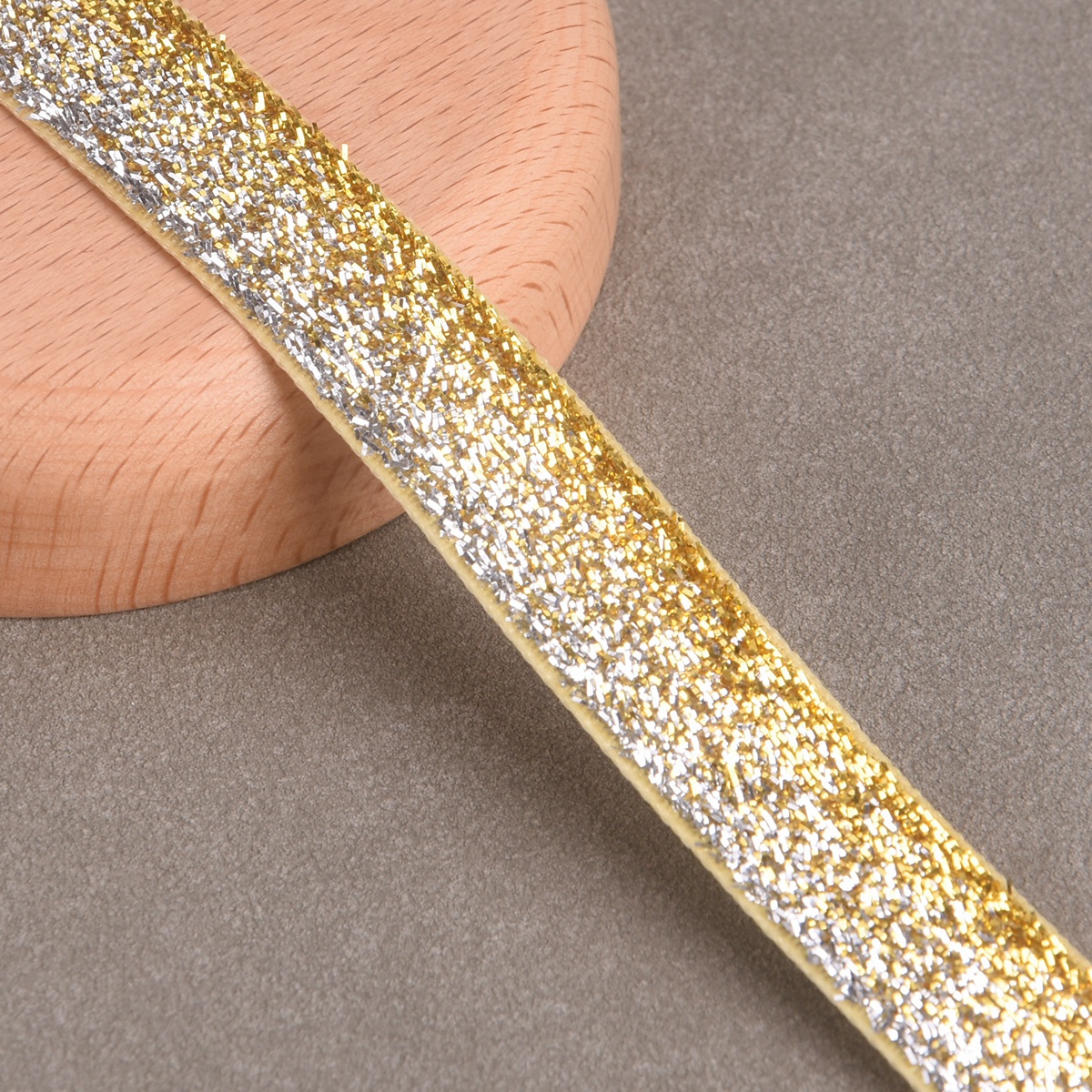 10 Yards 3/8"(10mm) 5/8"(15mm) Glitter Sparkle Flocked Velvet Ribbon Decoration - Bild 22 von 25