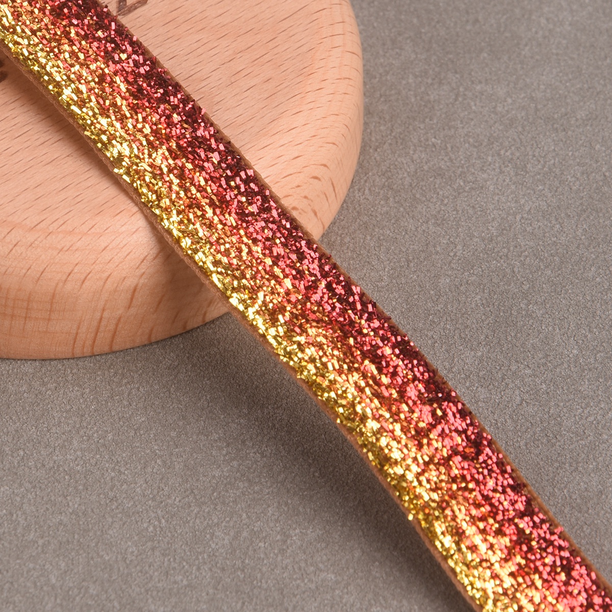 10 Yards 3/8"(10mm) 5/8"(15mm) Glitter Sparkle Flocked Velvet Ribbon Decoration - Bild 23 von 25