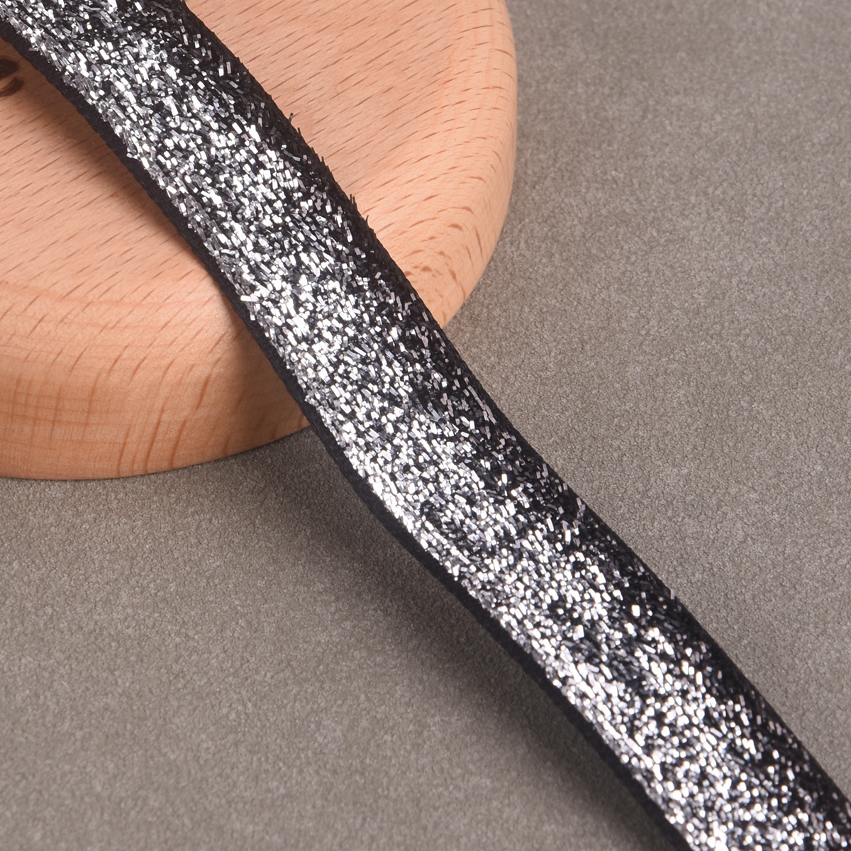 10 Yards 3/8"(10mm) 5/8"(15mm) Glitter Sparkle Flocked Velvet Ribbon Decoration - Bild 24 von 25