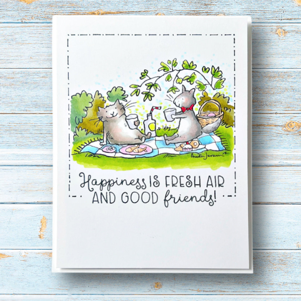 Animals Furry Friends Metal Cutting Dies Clear Stamps for DIY Scrapbooking Cards - Picture 8 of 34