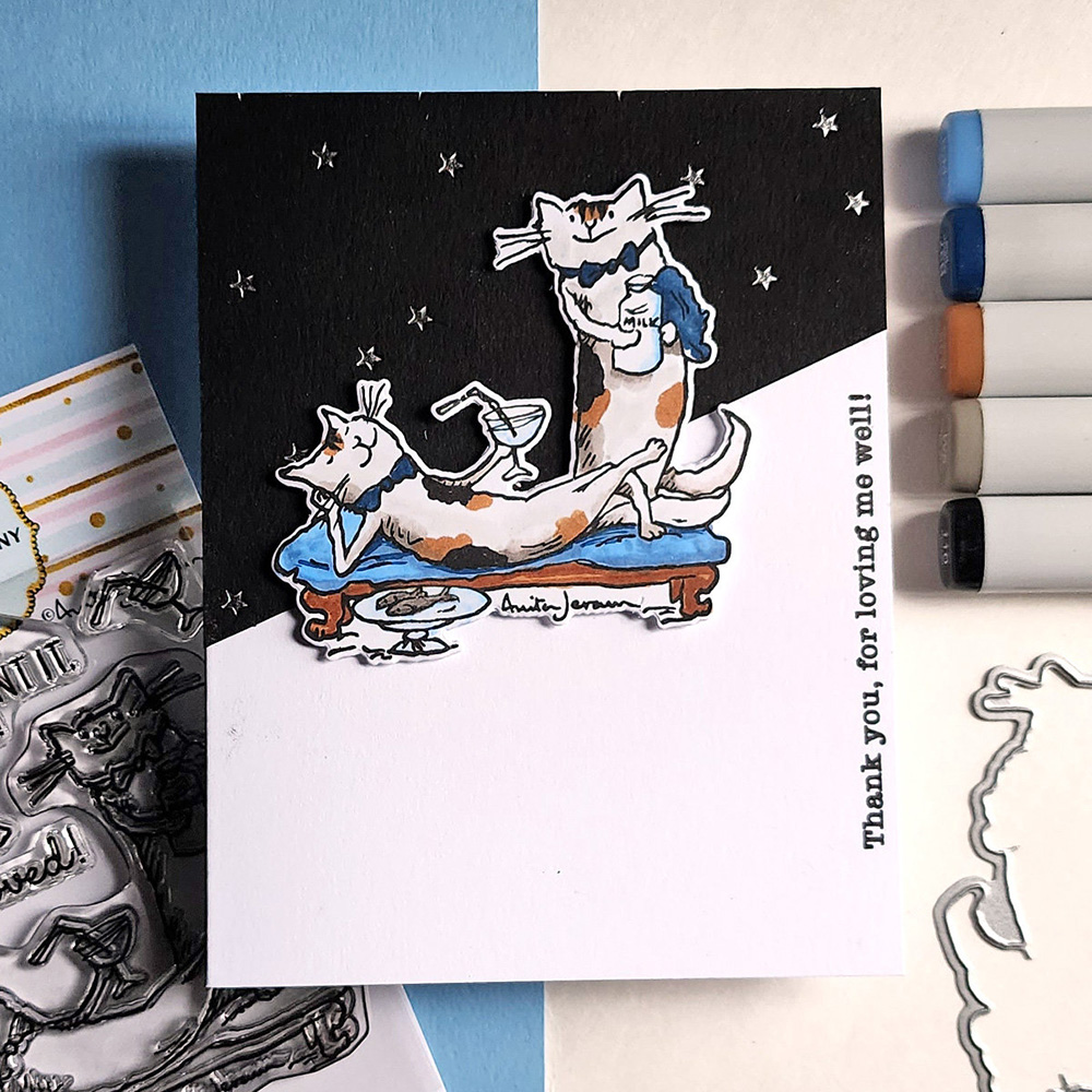 Animals Furry Friends Metal Cutting Dies Clear Stamps for DIY Scrapbooking Cards - Picture 4 of 34