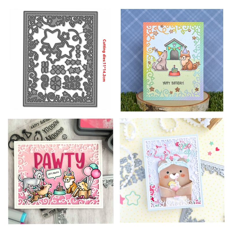 Weihnachten Niedlich Tier Metall Stanzformen Stempel Scrapbooking Handwerkskarte - Bild 18 von 40