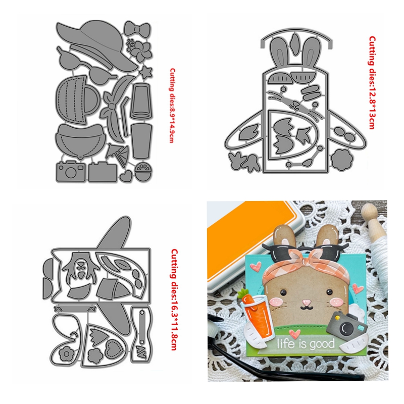 Weihnachten Niedlich Tier Metall Stanzformen Stempel Scrapbooking Handwerkskarte - Bild 24 von 40