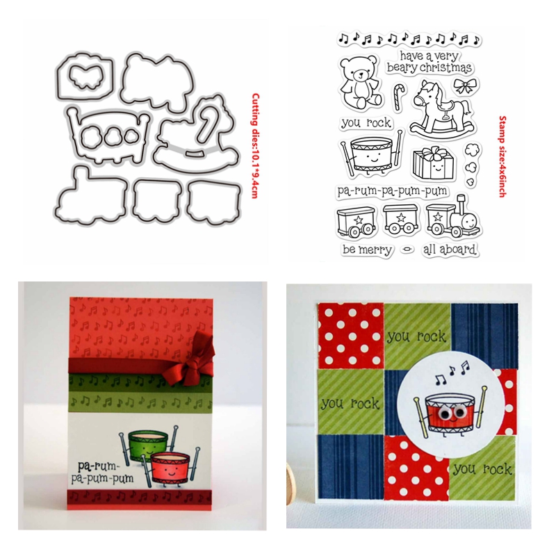 Weihnachten Niedlich Tier Metall Stanzformen Stempel Scrapbooking Handwerkskarte - Bild 31 von 40