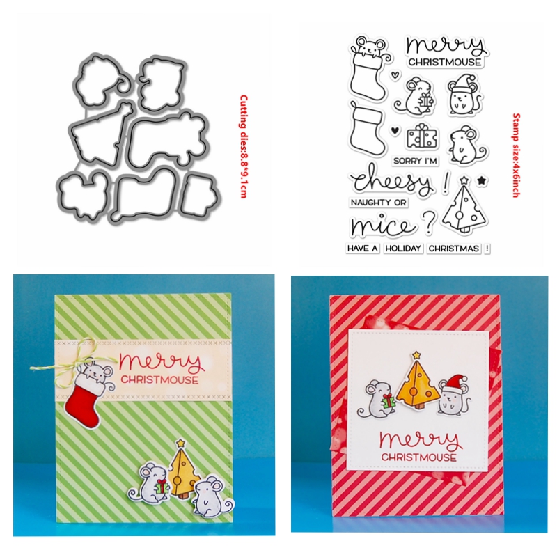 Weihnachten Niedlich Tier Metall Stanzformen Stempel Scrapbooking Handwerkskarte - Bild 32 von 40