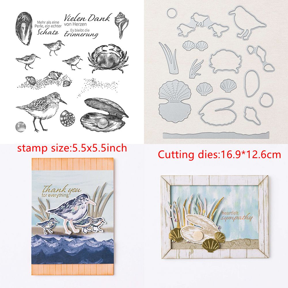 Blume Tiere Vogel Metall Stanzformen Stempel Scrapbooking Papierkarte Handwerk - Bild 15 von 83