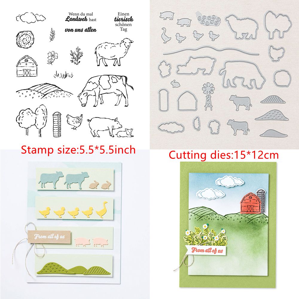 Tiere Blumen Gitarre Metall Stanzformen Stempel DIY Scrapbooking Handwerkskarte - Bild 38 von 83