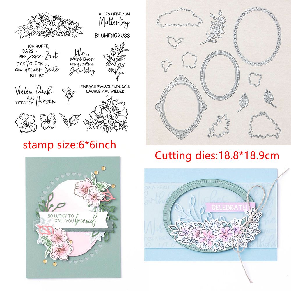 Tiere Blumen Gitarre Metall Stanzformen Stempel DIY Scrapbooking Handwerkskarte - Bild 42 von 83