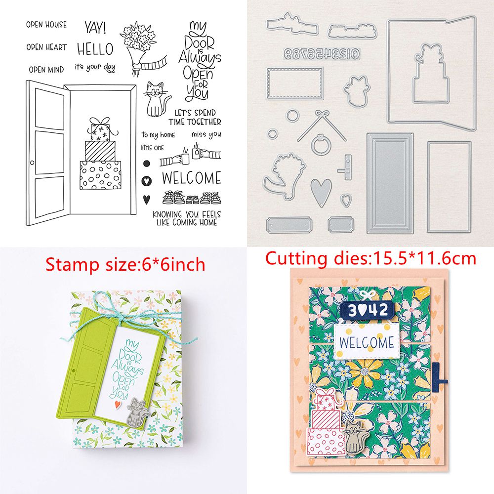 Tiere Blumen Gitarre Metall Stanzformen Stempel DIY Scrapbooking Handwerkskarte - Bild 43 von 83