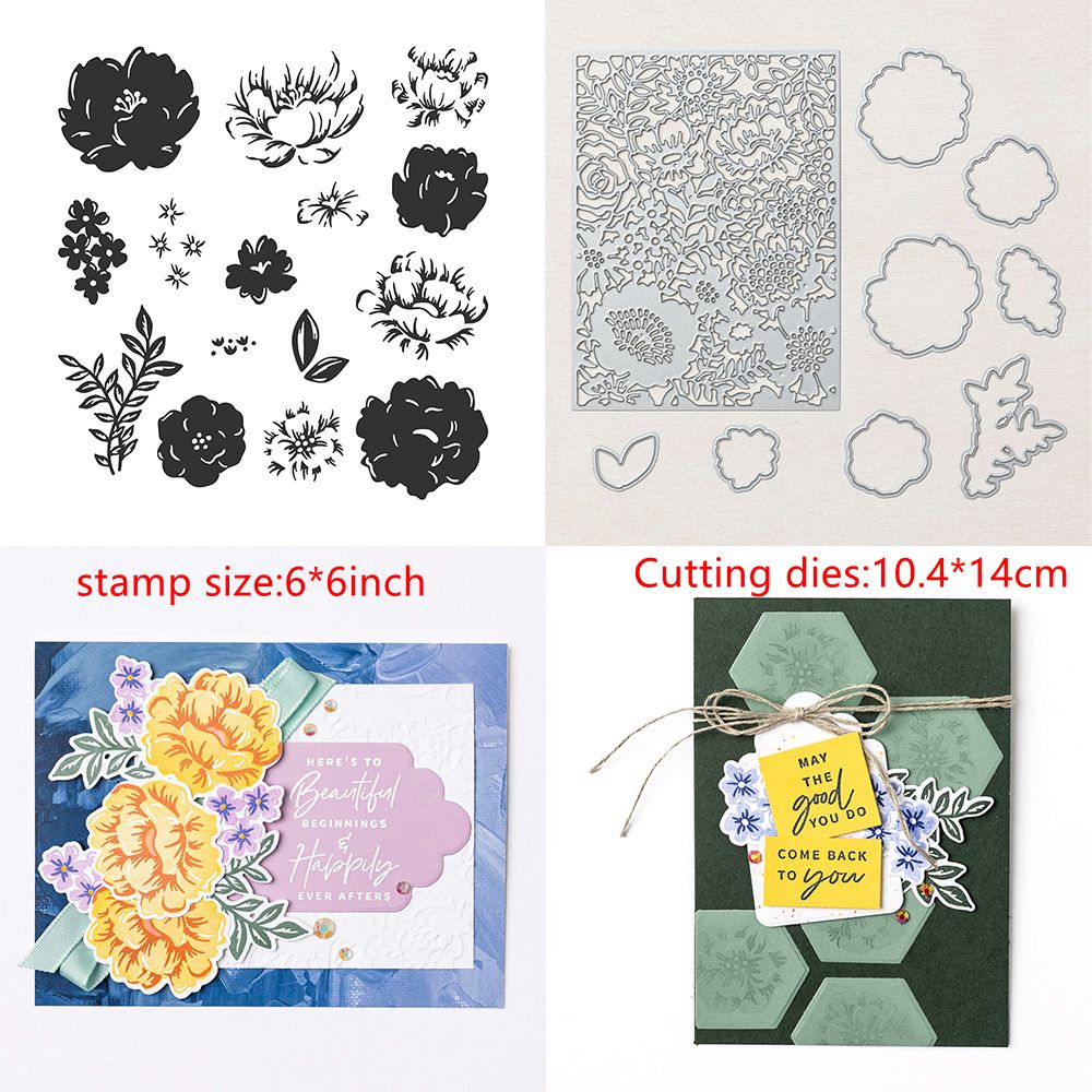 Tiere Blumen Gitarre Metall Stanzformen Stempel DIY Scrapbooking Handwerkskarte - Bild 47 von 83