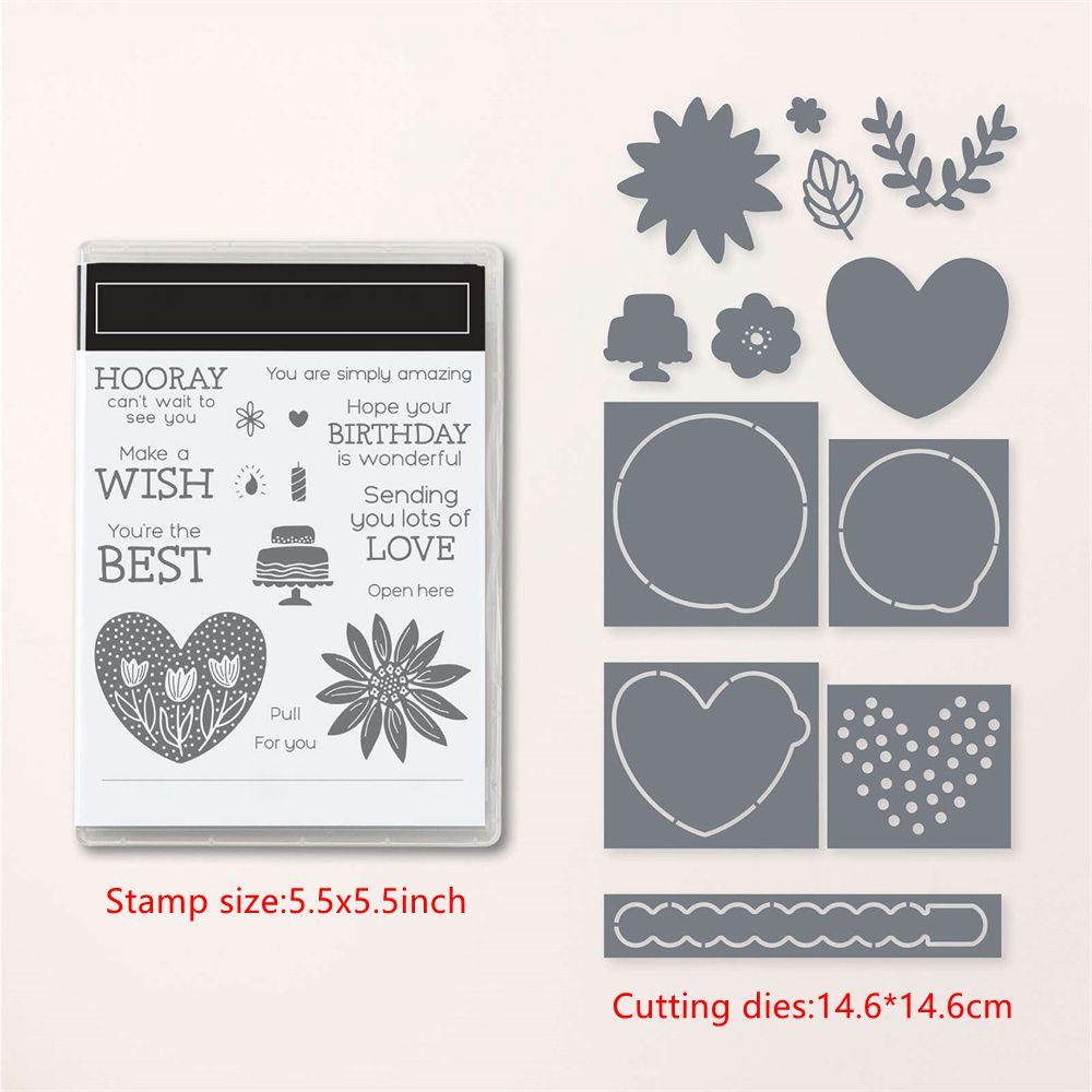 Tiere Blumen Gitarre Metall Stanzformen Stempel DIY Scrapbooking Handwerkskarte - Bild 62 von 83