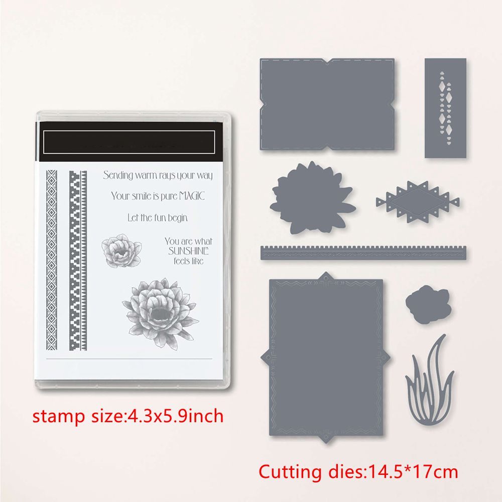 Tiere Blumen Gitarre Metall Stanzformen Stempel DIY Scrapbooking Handwerkskarte - Bild 79 von 83