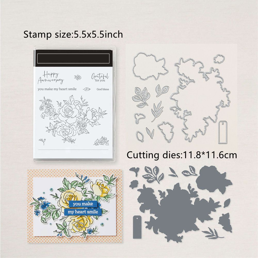 Tier Blume Schmetterling Metall Stanzformen Stempel Set Scrapbooking Bastelkarte - Bild 23 von 76