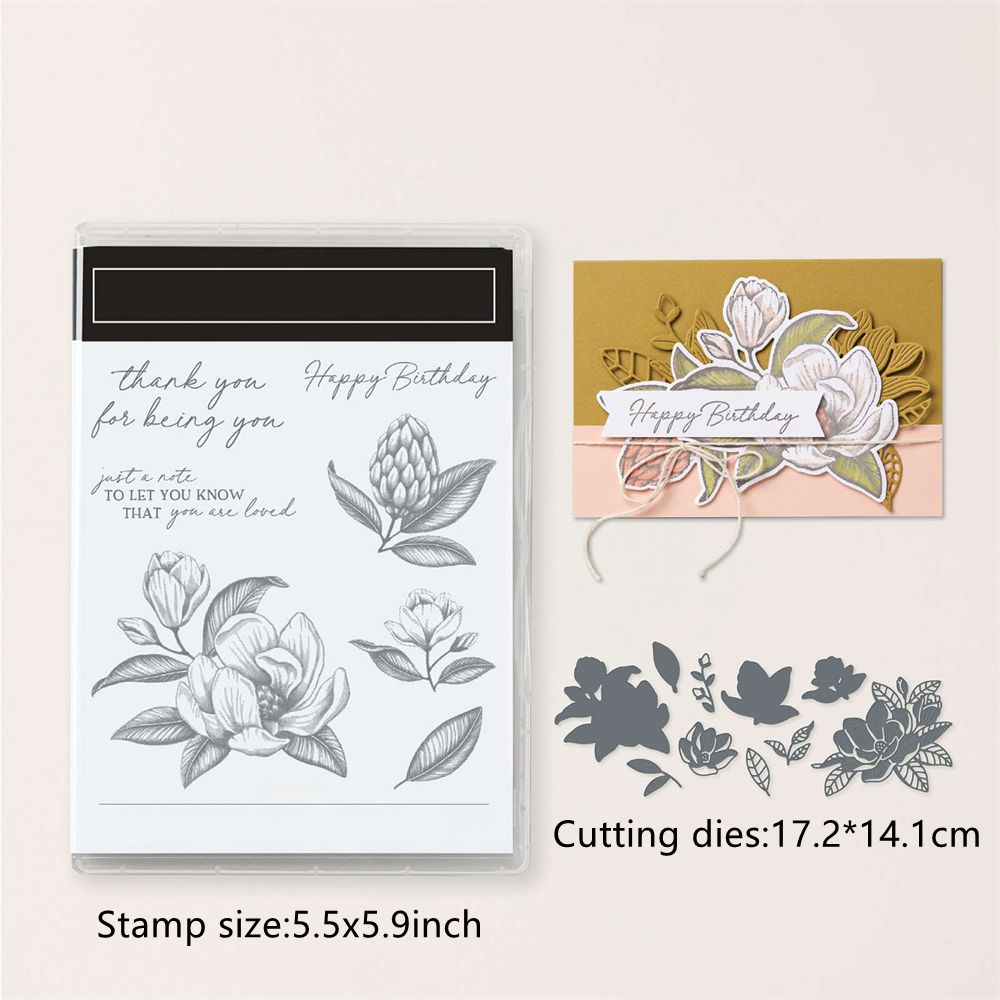 Tier Blume Schmetterling Metall Stanzformen Stempel Set Scrapbooking Bastelkarte - Bild 36 von 76
