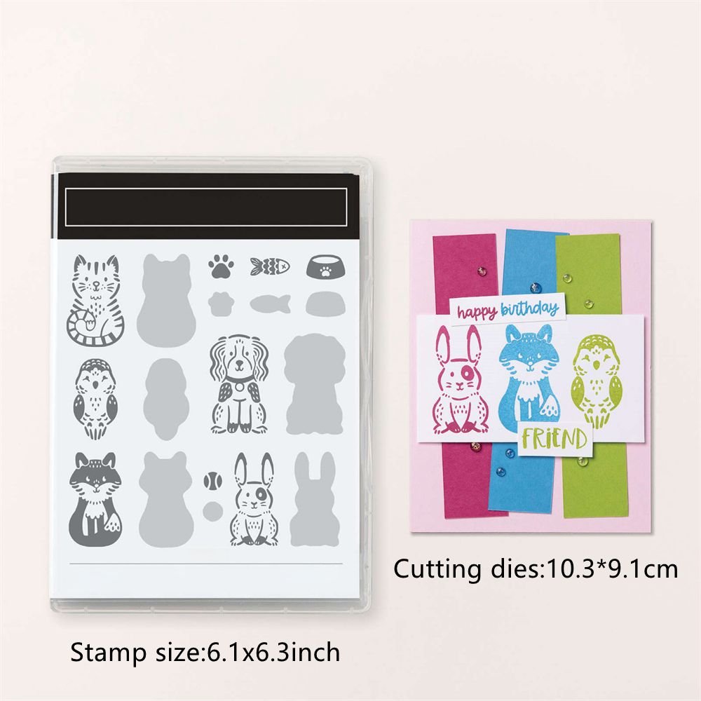 Tier Blume Schmetterling Metall Stanzformen Stempel Set Scrapbooking Bastelkarte - Bild 37 von 76