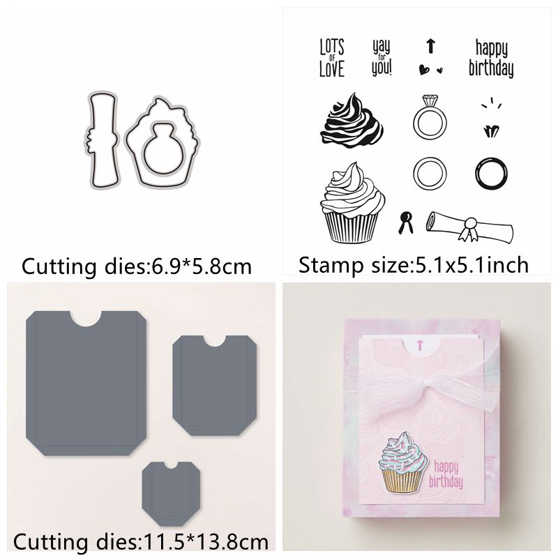 Tier Blume Schmetterling Metall Stanzformen Stempel Set Scrapbooking Bastelkarte - Bild 47 von 76