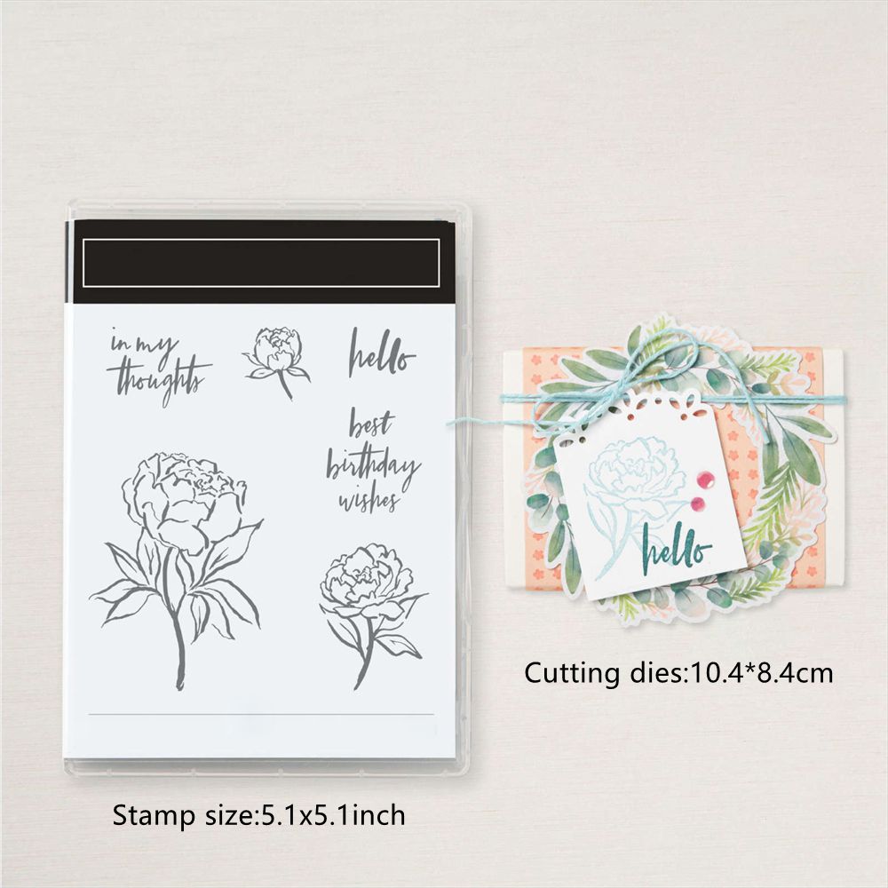 Tier Blume Schmetterling Metall Stanzformen Stempel Set Scrapbooking Bastelkarte - Bild 53 von 76