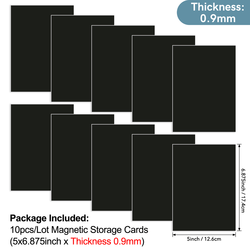 Doppelseitig Magnetische Aufbewahrungskarten Für Stanzform und Stempel Sammlung - Bild 15 von 21