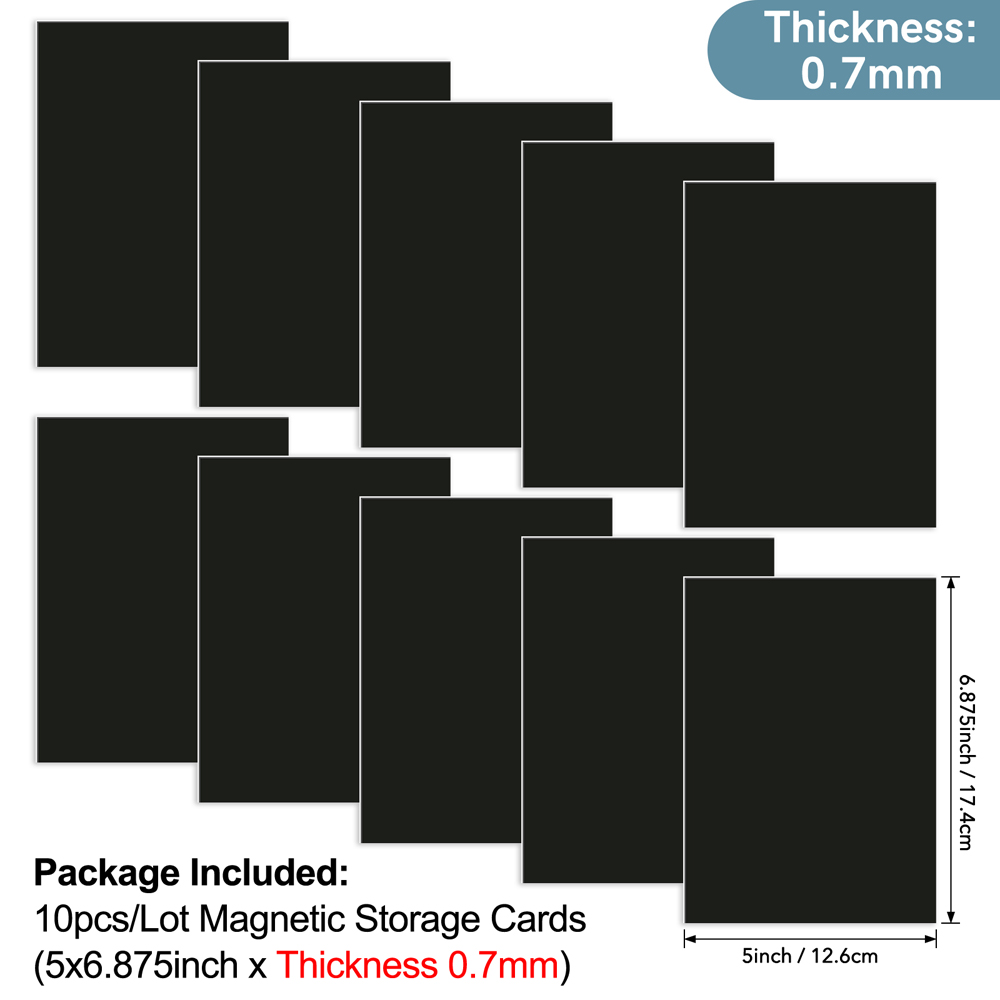Double Side Magnetic Storage Cards Storage Pockets For Die and Stamp Collection - Picture 14 of 21