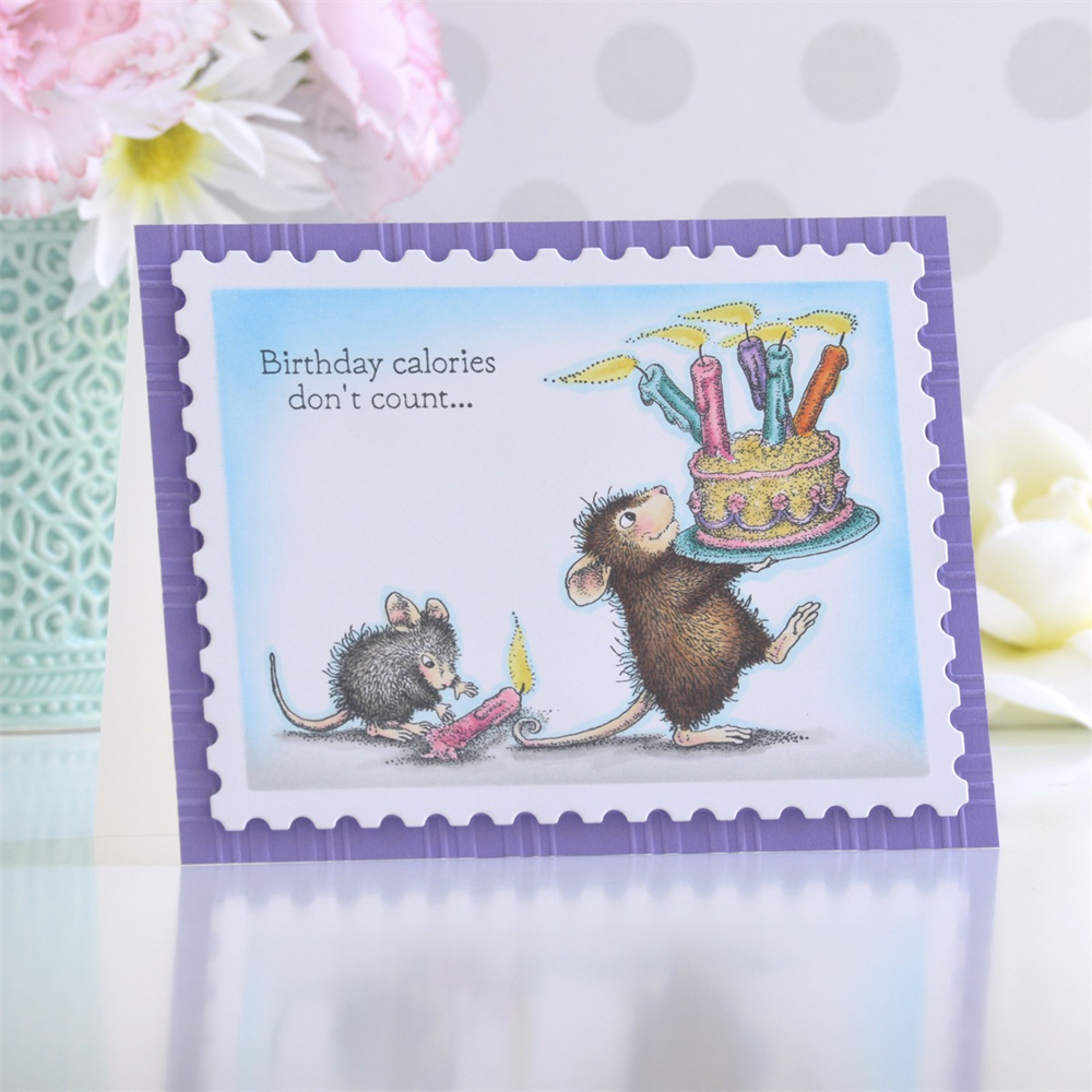 Mouse Spring Summer Fun Silicone Clear Stamps for DIY Scrapbooking Crafts  Cards